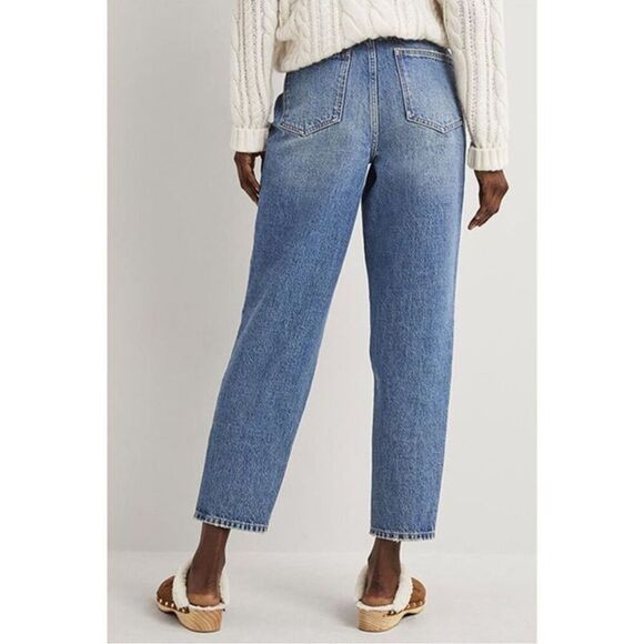 Boden Tapered High-Rise Jean Medium Wash Size 29 - Picture 5 of 11